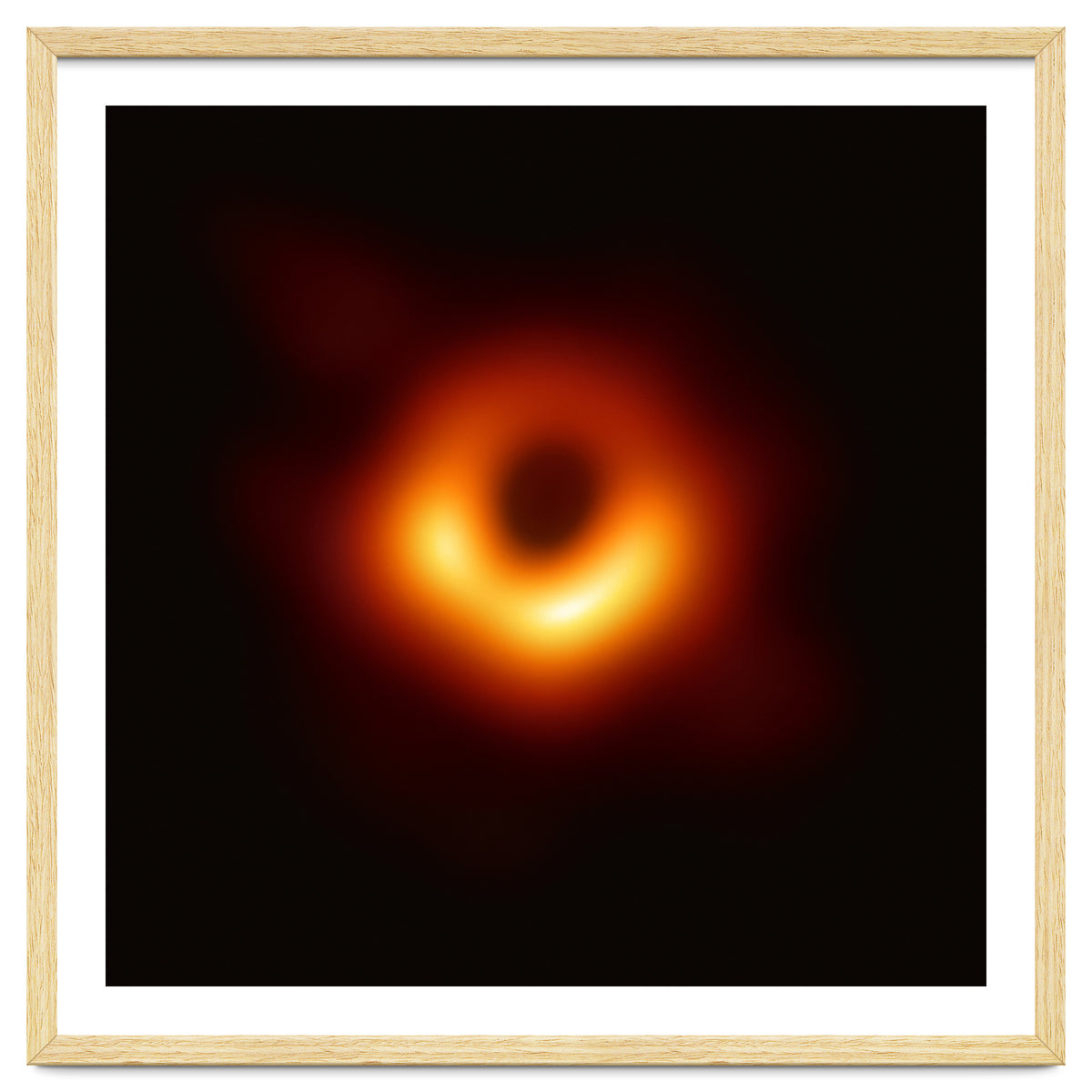 First Image of a Blackhole (Square Version)