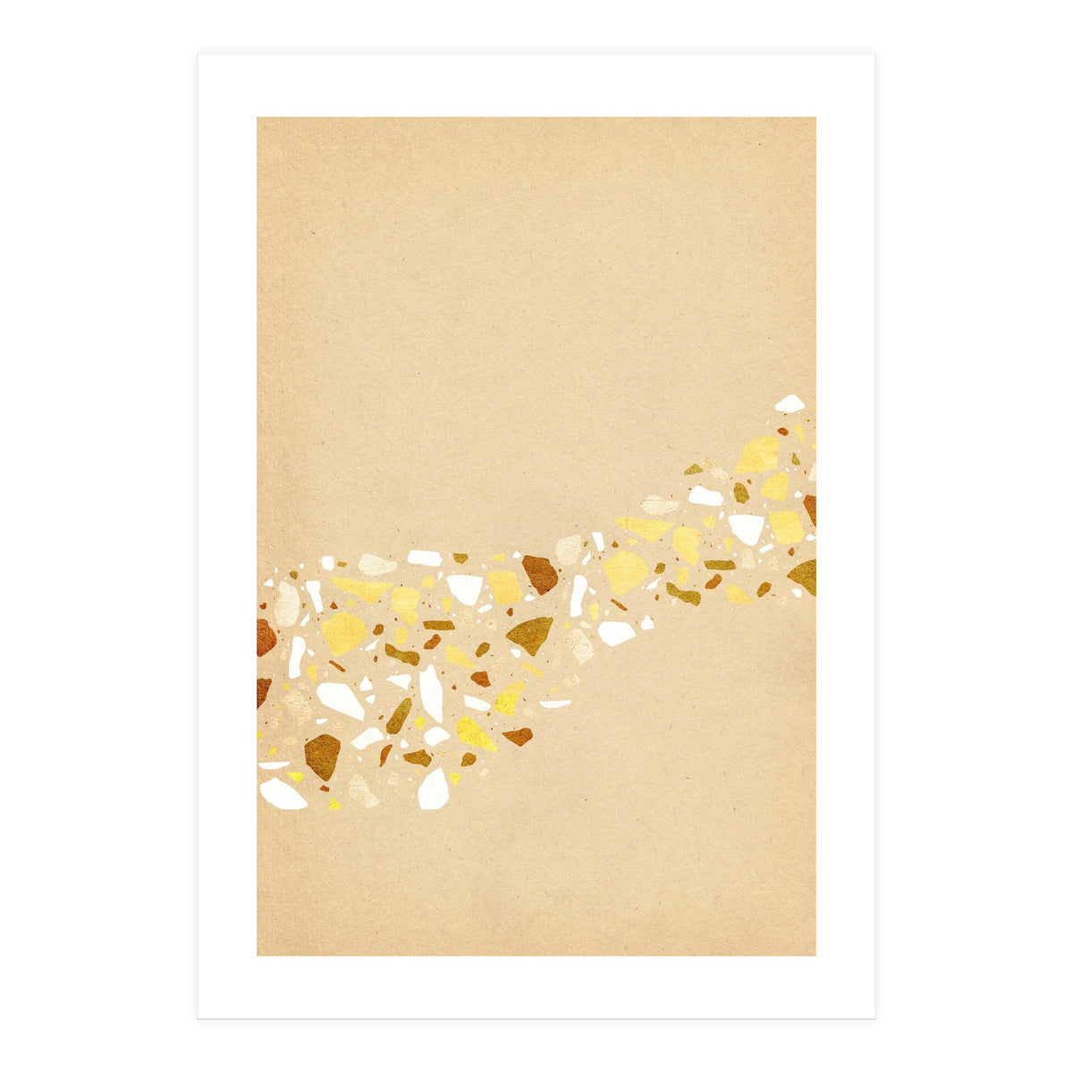 Abstract terrazzo pattern (Print Only)