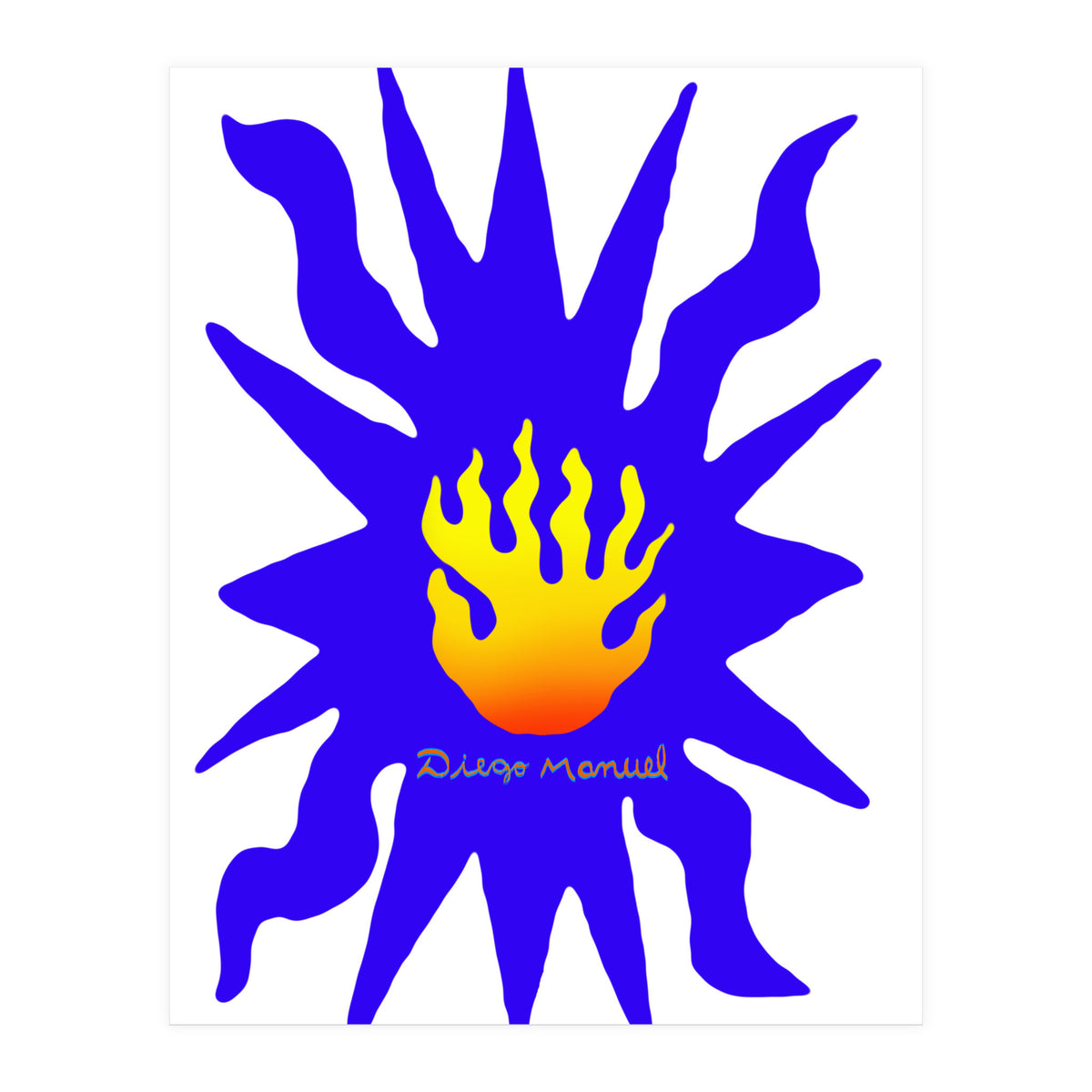 Fuego 40 Copia (Print Only)