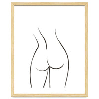 Female butt line