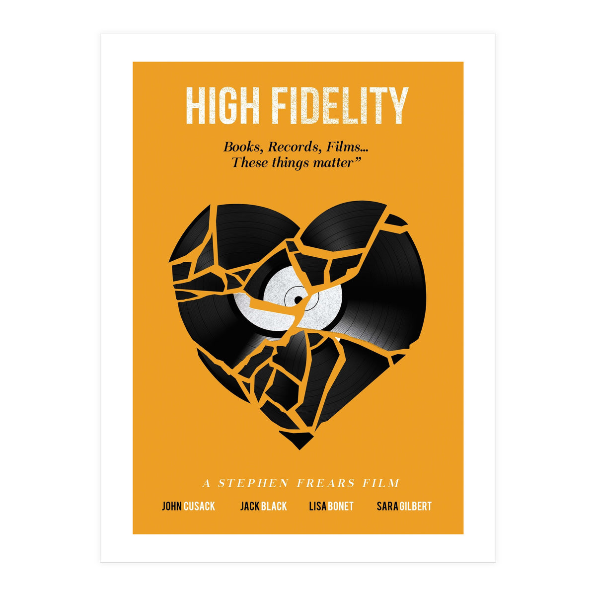 High Fidelity movie poster (Print Only)