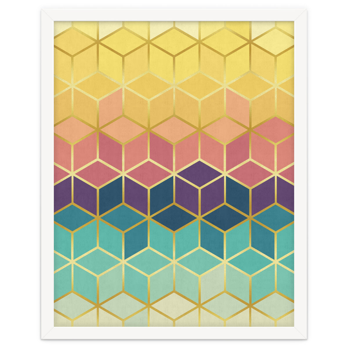 Colorful and golden pattern I