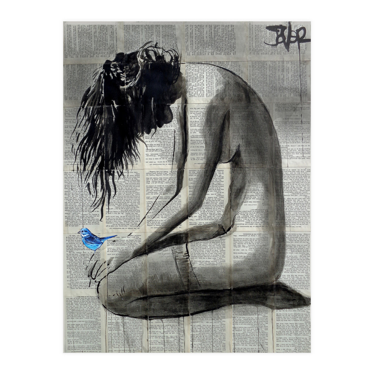 A Little Blue (Print Only)