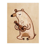 Ukulele Bear (Print Only) thumbnail