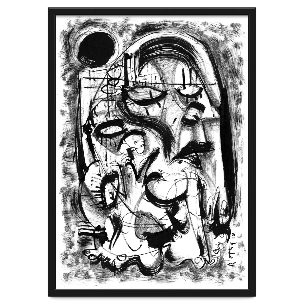 The Witch and Her Sons - b&w