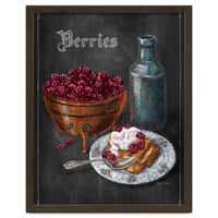 Berries Chalkboard Art