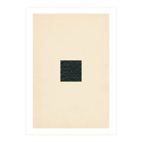 Minimal black square on beige (Print Only) thumbnail