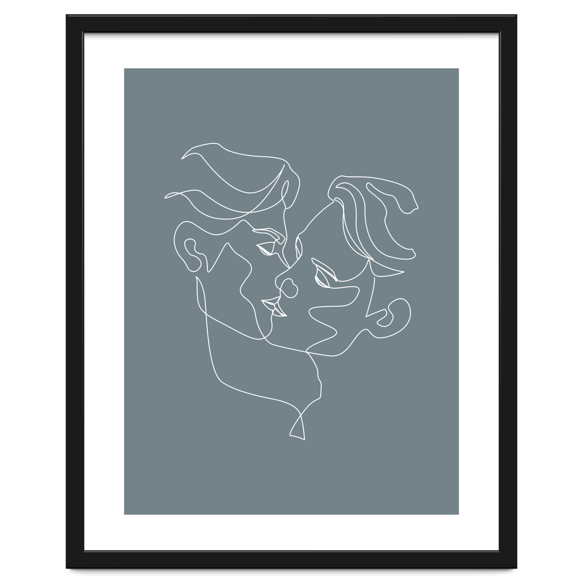 gay love line art-blue