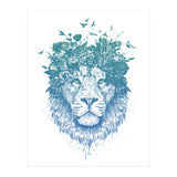 Floral Lion (Print Only) thumbnail
