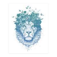 Floral Lion (Print Only)