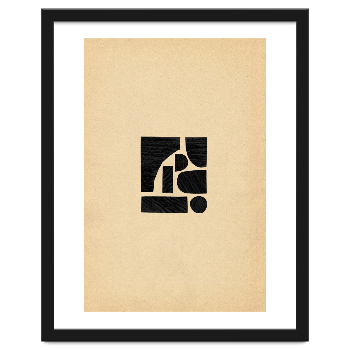 Minimalist black shapes