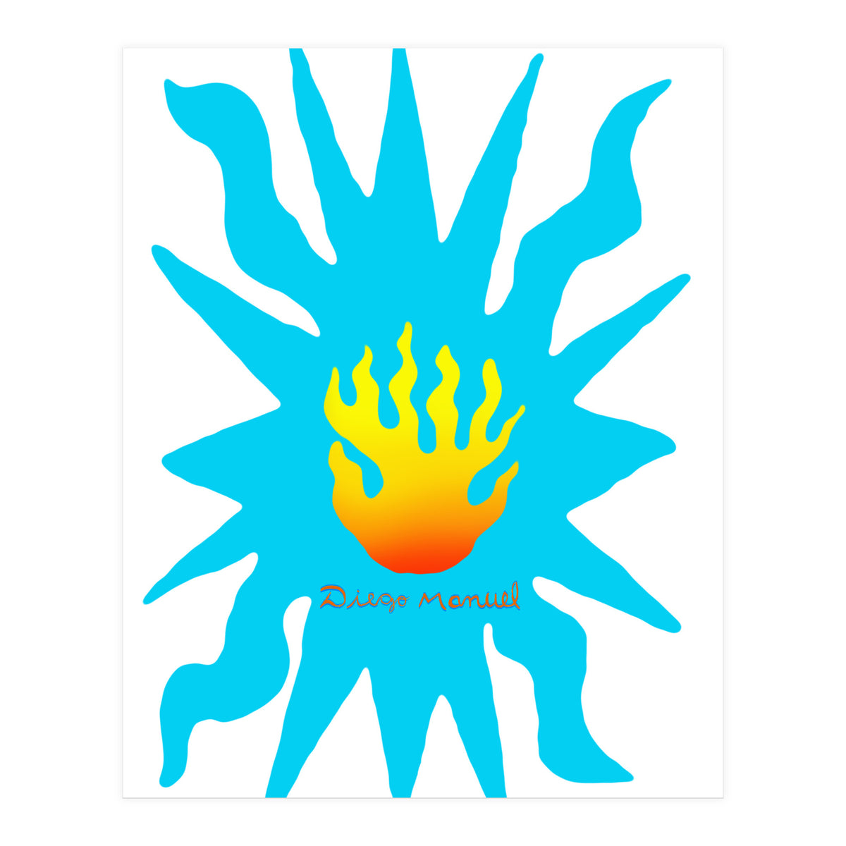 Fuego 43 Copia (Print Only)