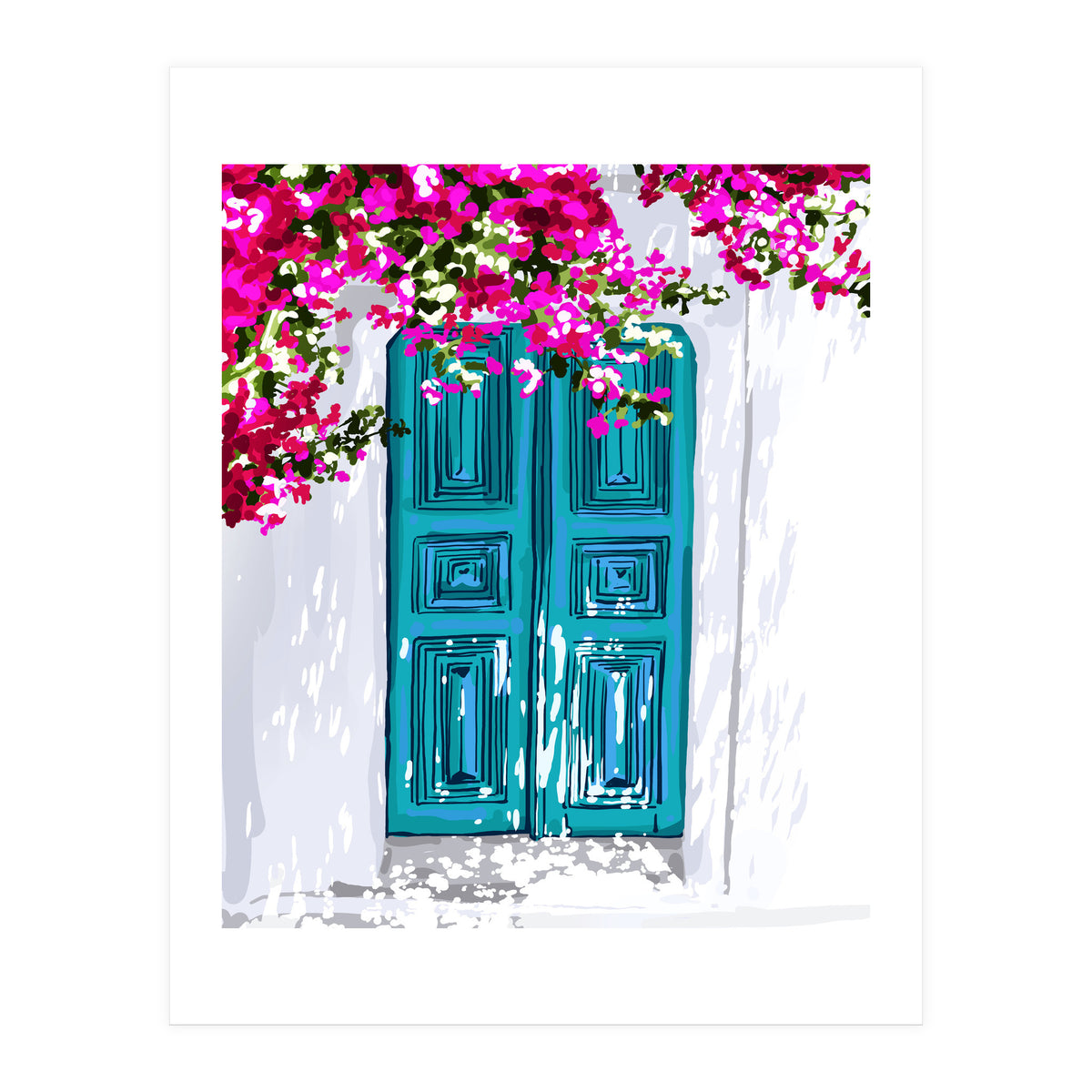 Another Santorini Home (Print Only)