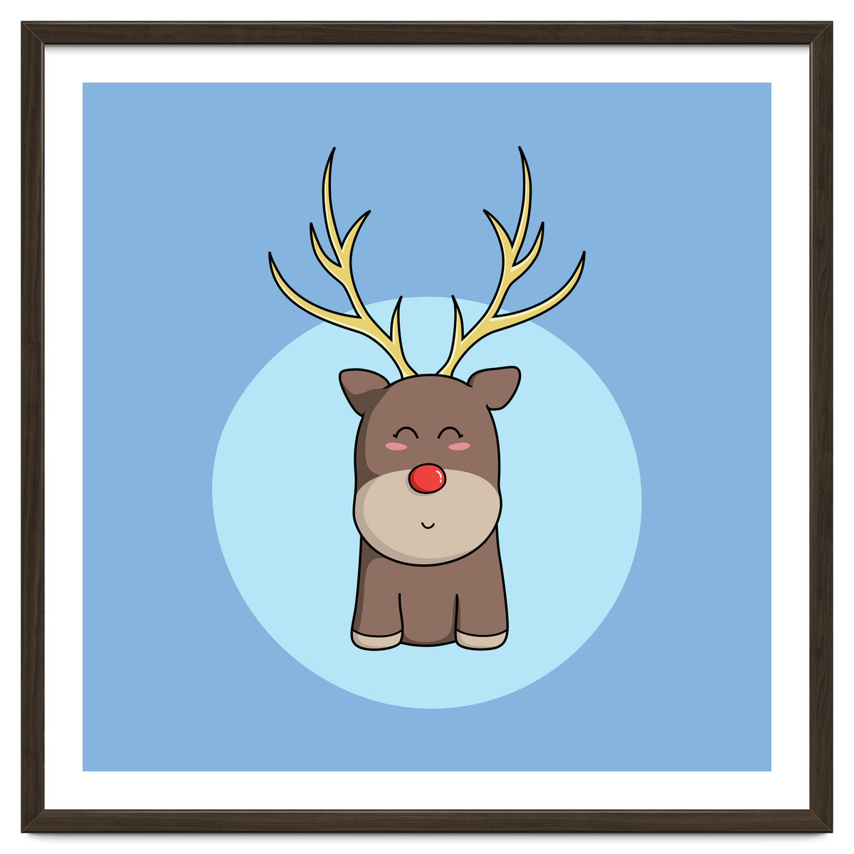 Kawaii Cute Christmas Reindeer