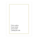 TAKING THE RISK (Print Only) thumbnail