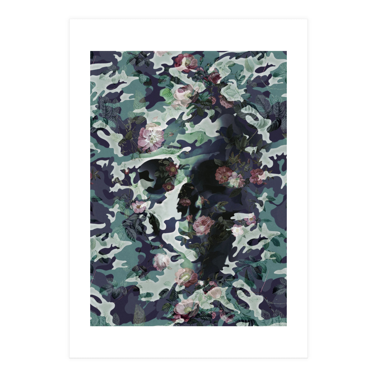 Camo Skull (Print Only)