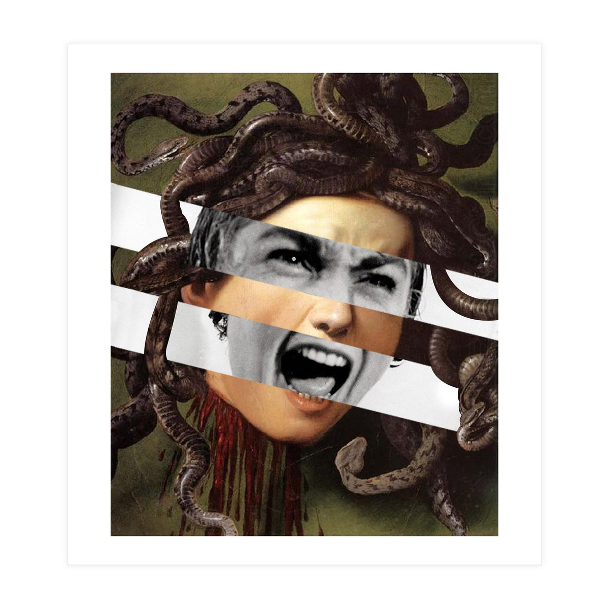 Caravaggio's Medusa & Psycho (Print Only)