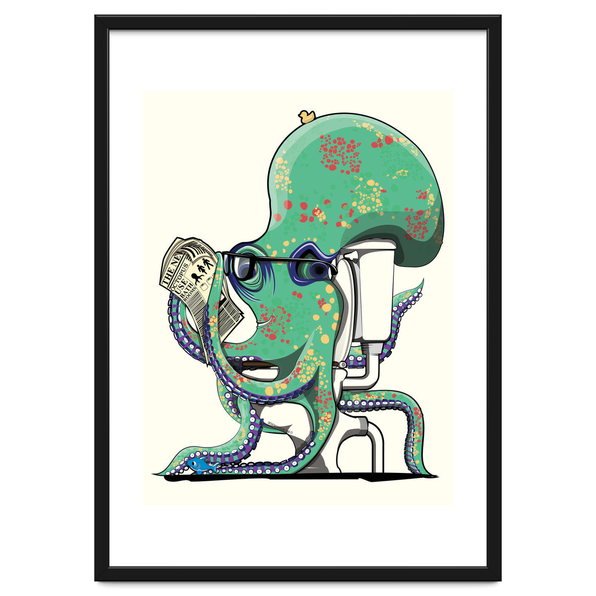 Octopus on the Toilet