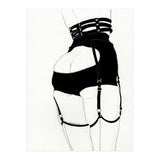 Leg Sketch Eight (creepyyeha) (Print Only) thumbnail