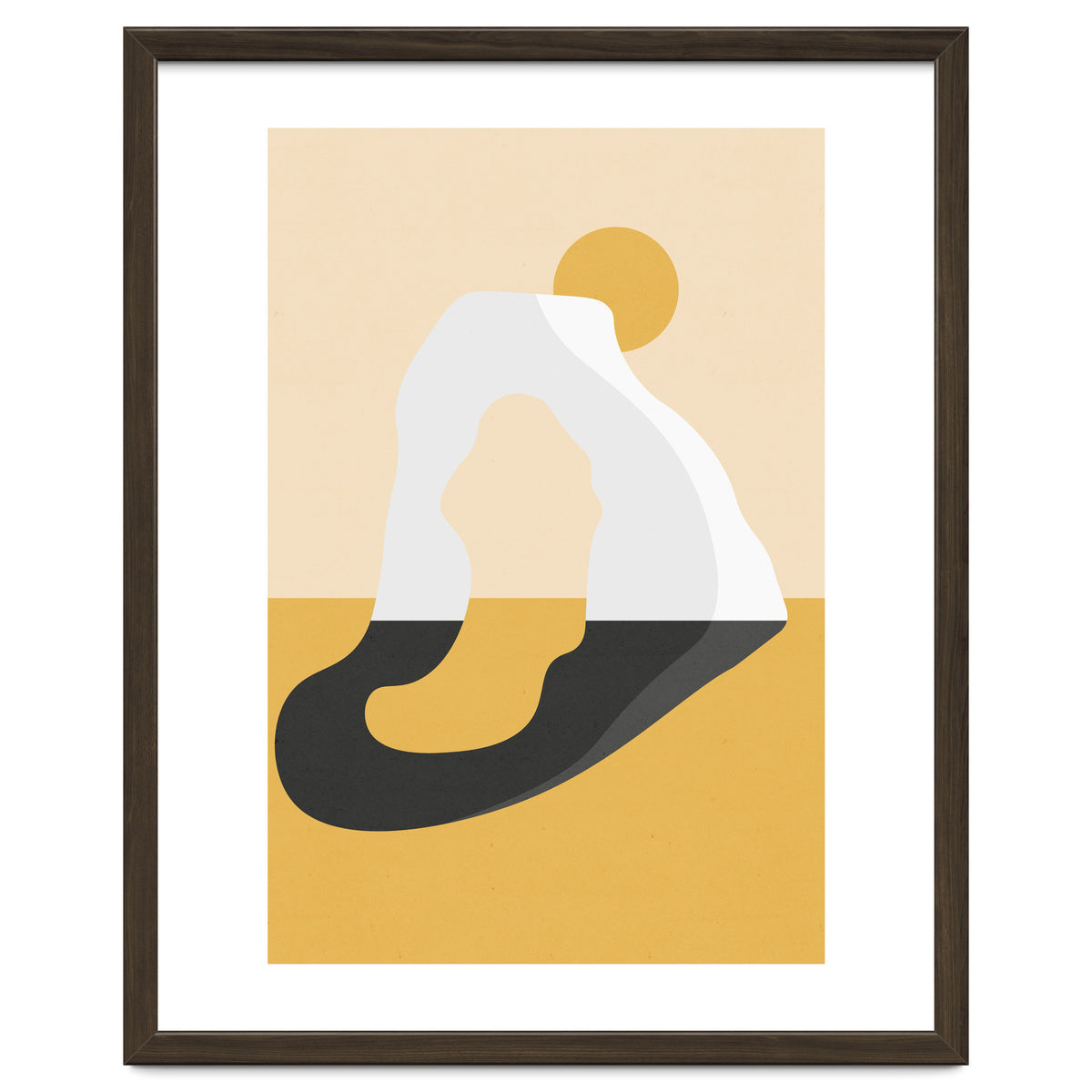 Abstract Arch - Golden Desert