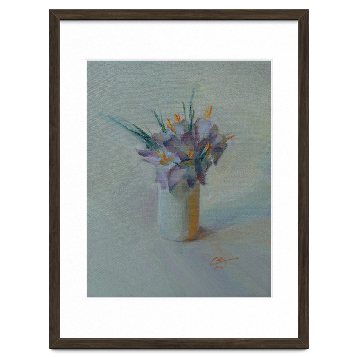 Crocuses Still Life Painting