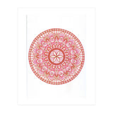 Red & Gold Mandala (Print Only) thumbnail