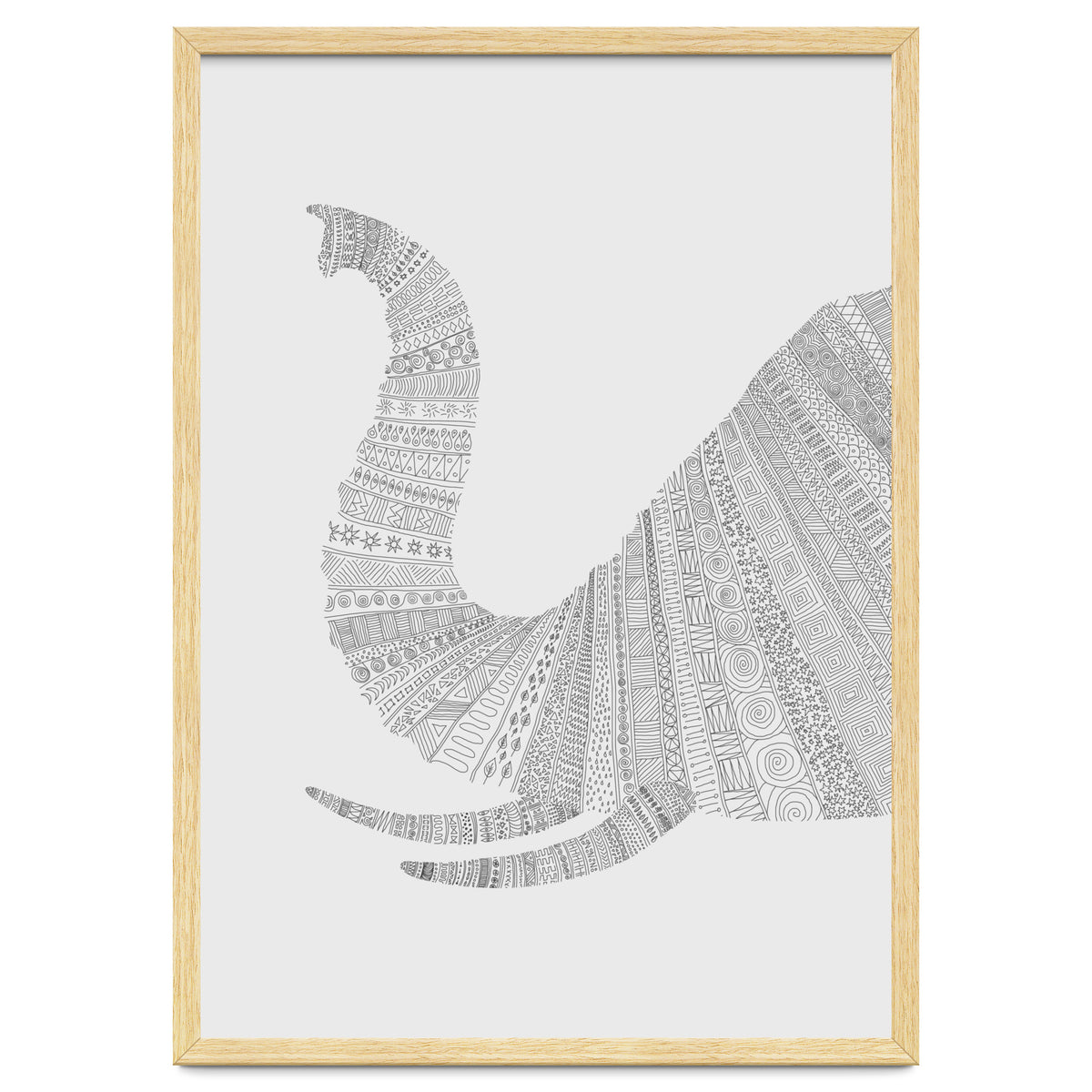 Elephant Grey Poster