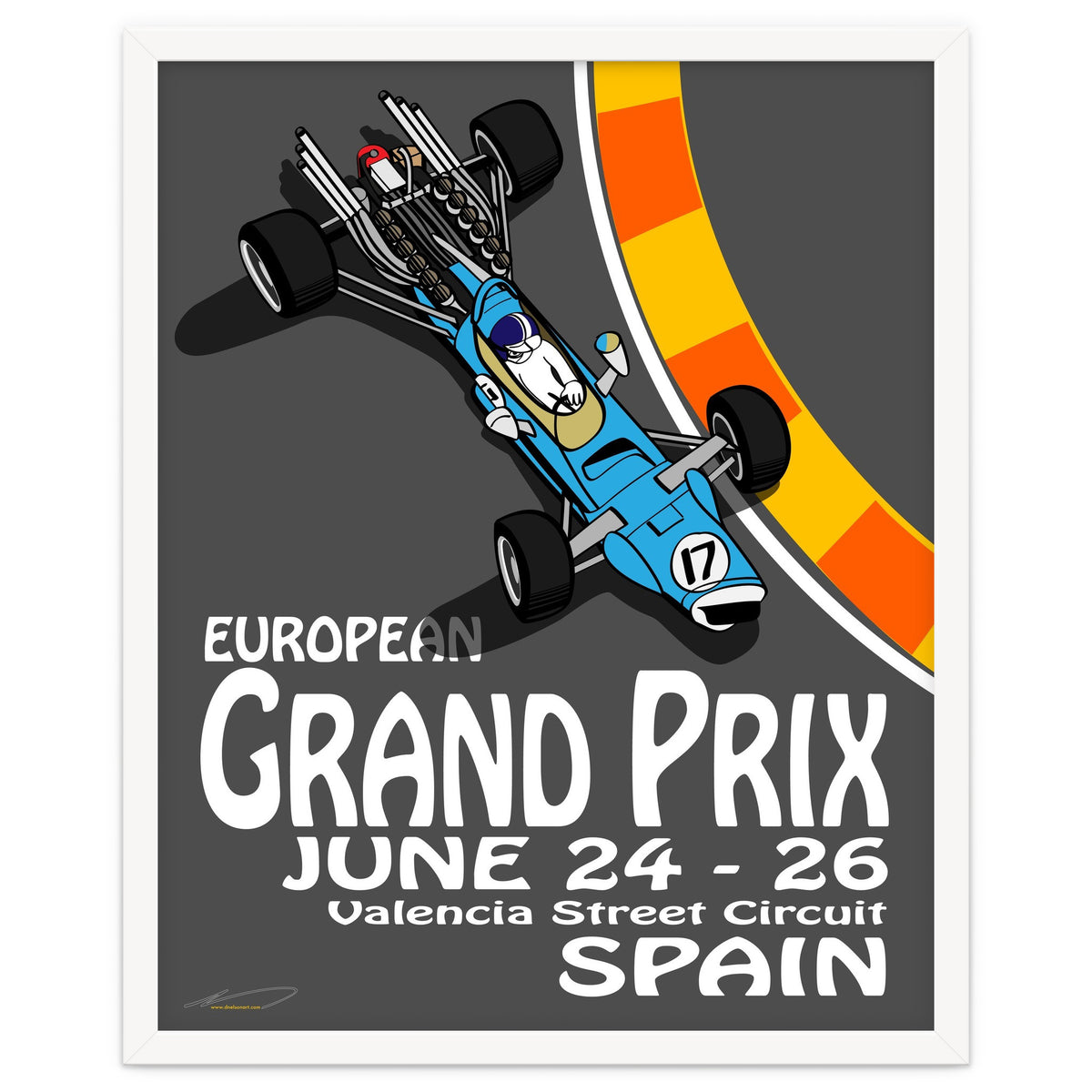 European Grand Prix poster