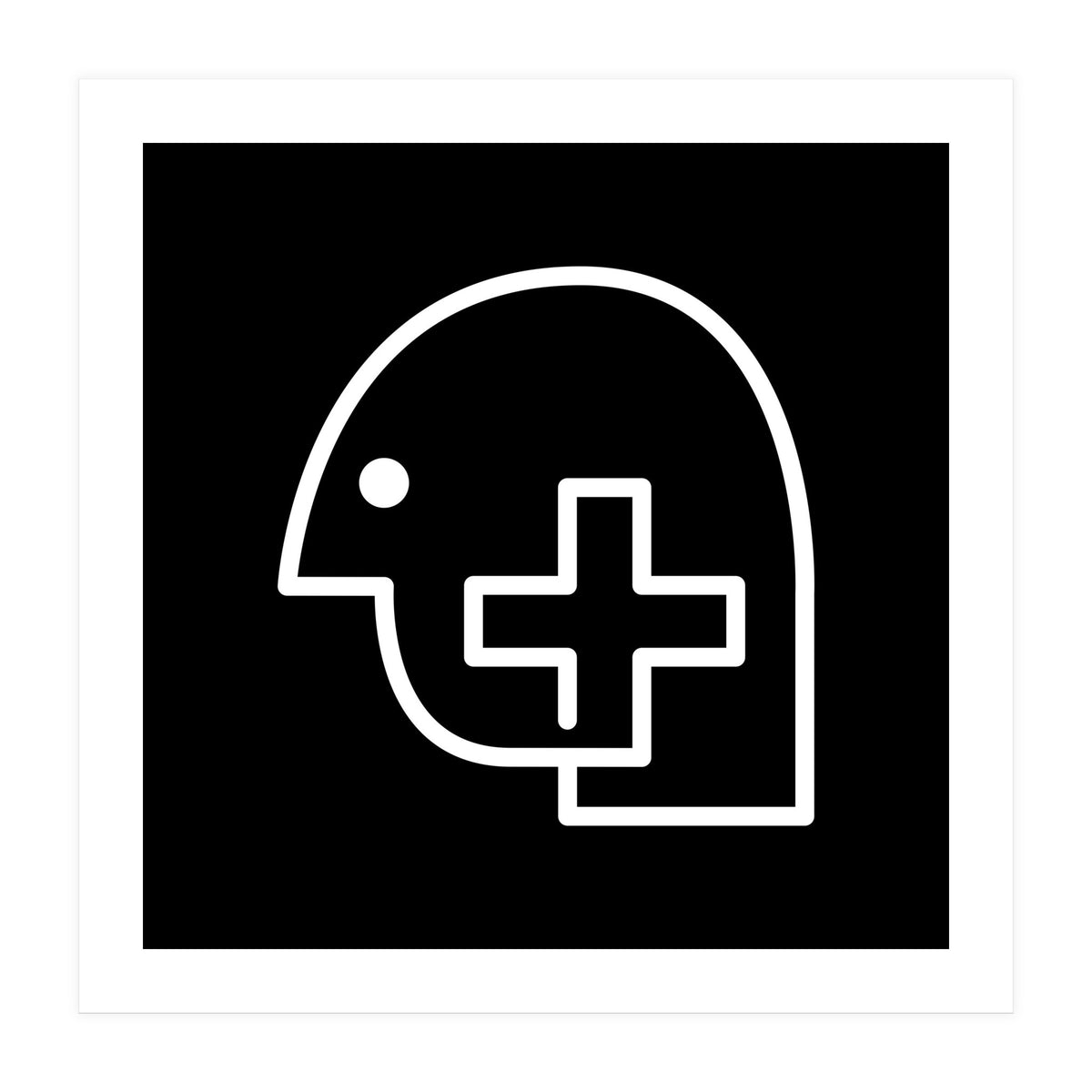 Head Plus_Black (Print Only)