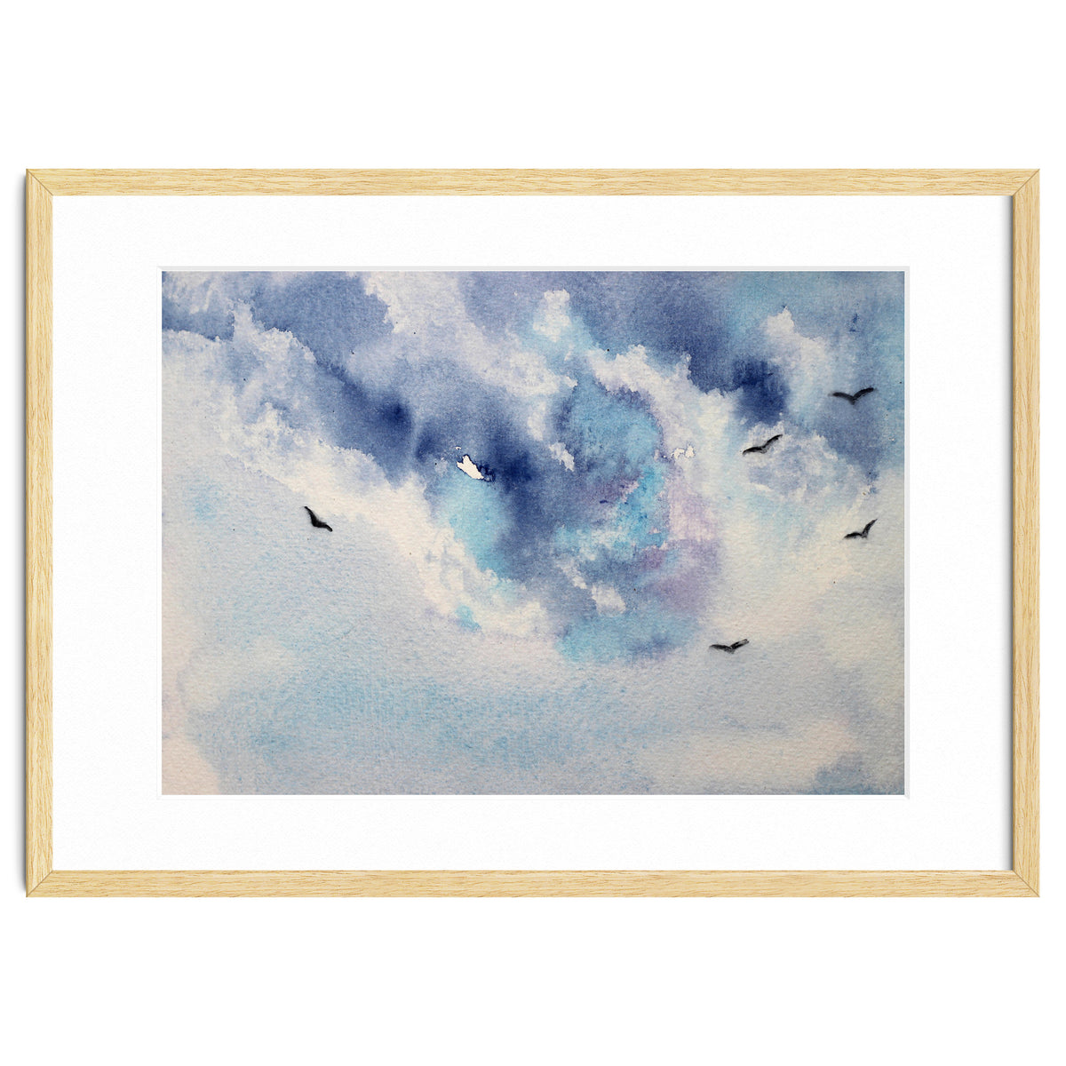 Dramatic sky || watercolor