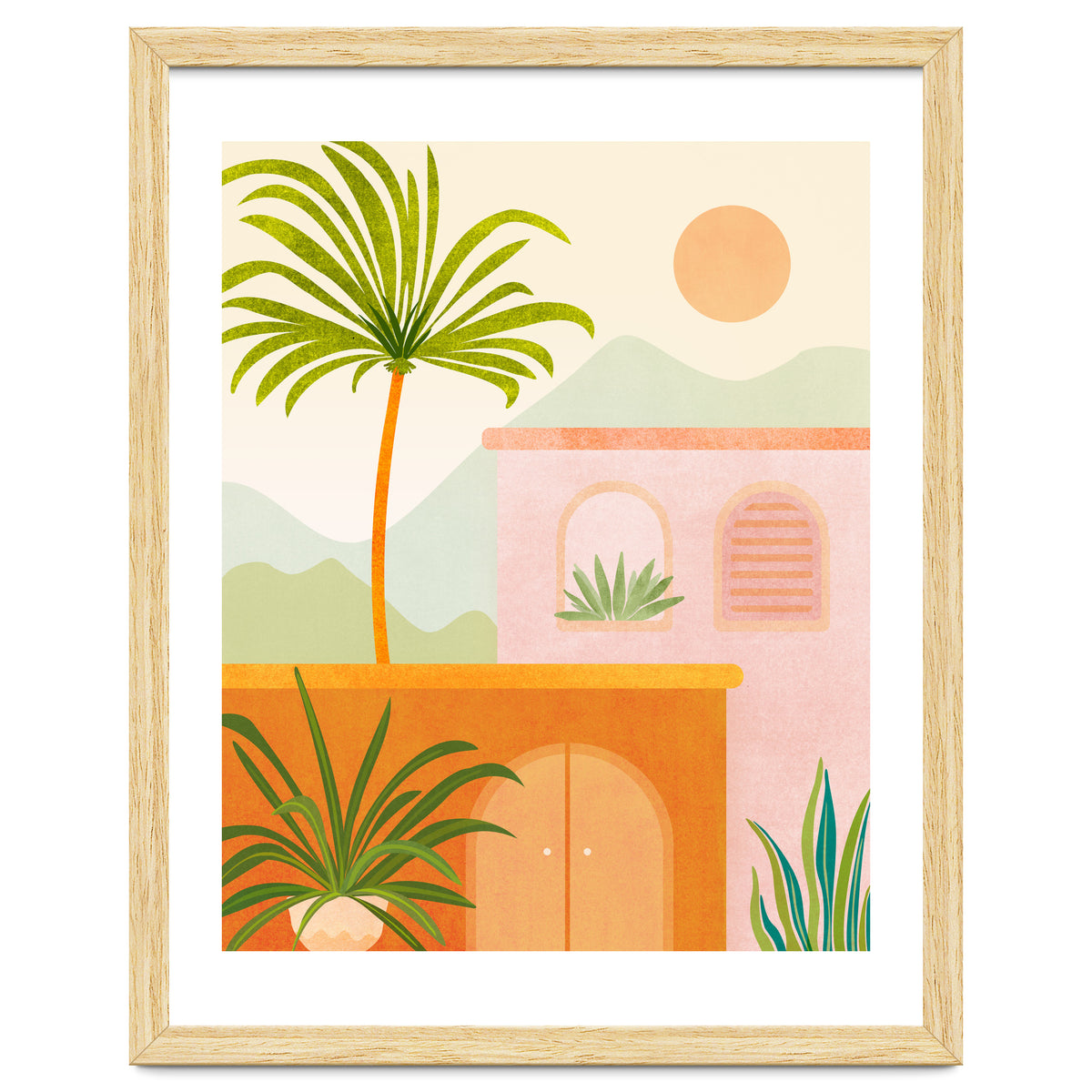 Tropical Mountain Village