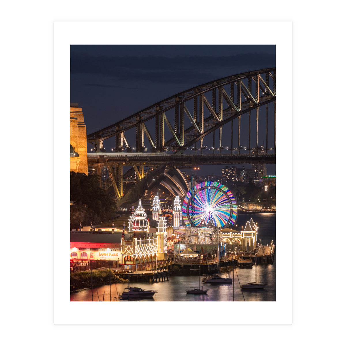 The BIG 3, Sydney Opera House, Harbour Bridge and Luna Park (Print Only)