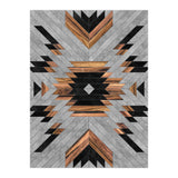 Urban Tribal Pattern No.6 - Aztec - Concrete and Wood (Print Only) thumbnail