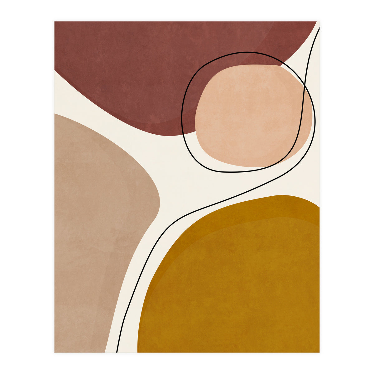 ORGANIC SHAPES - 01YR (Print Only)