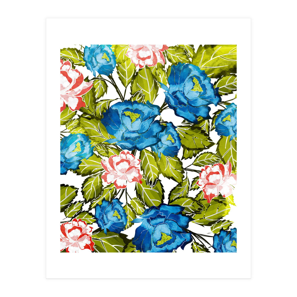 Indigo Bloom (Print Only)