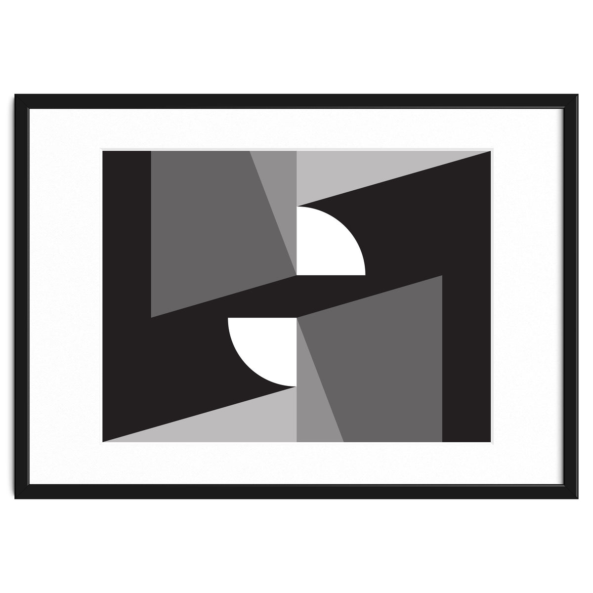 Geometric Shapes No. 11 - monochrome