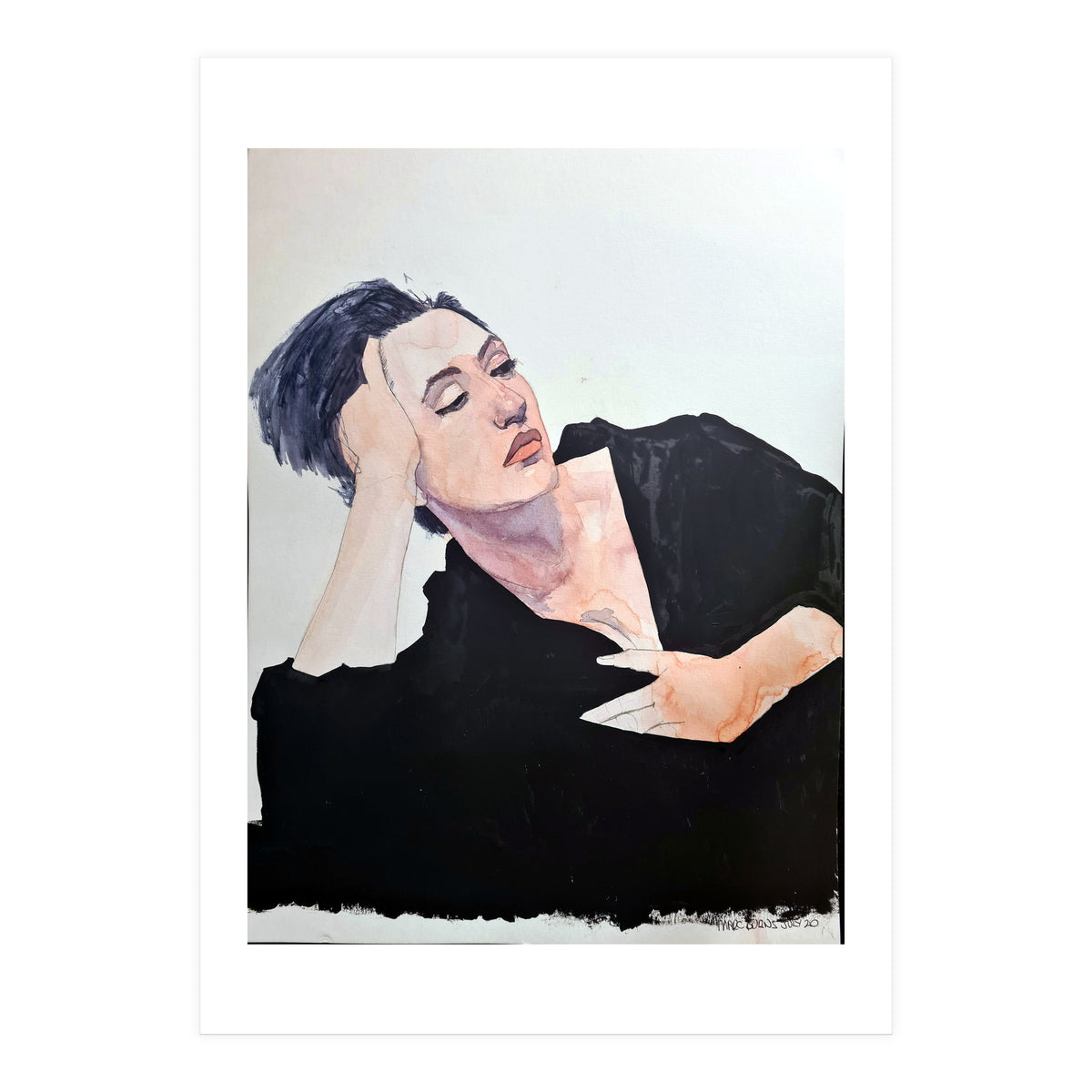 Untitled #91 - Woman in black (Print Only)