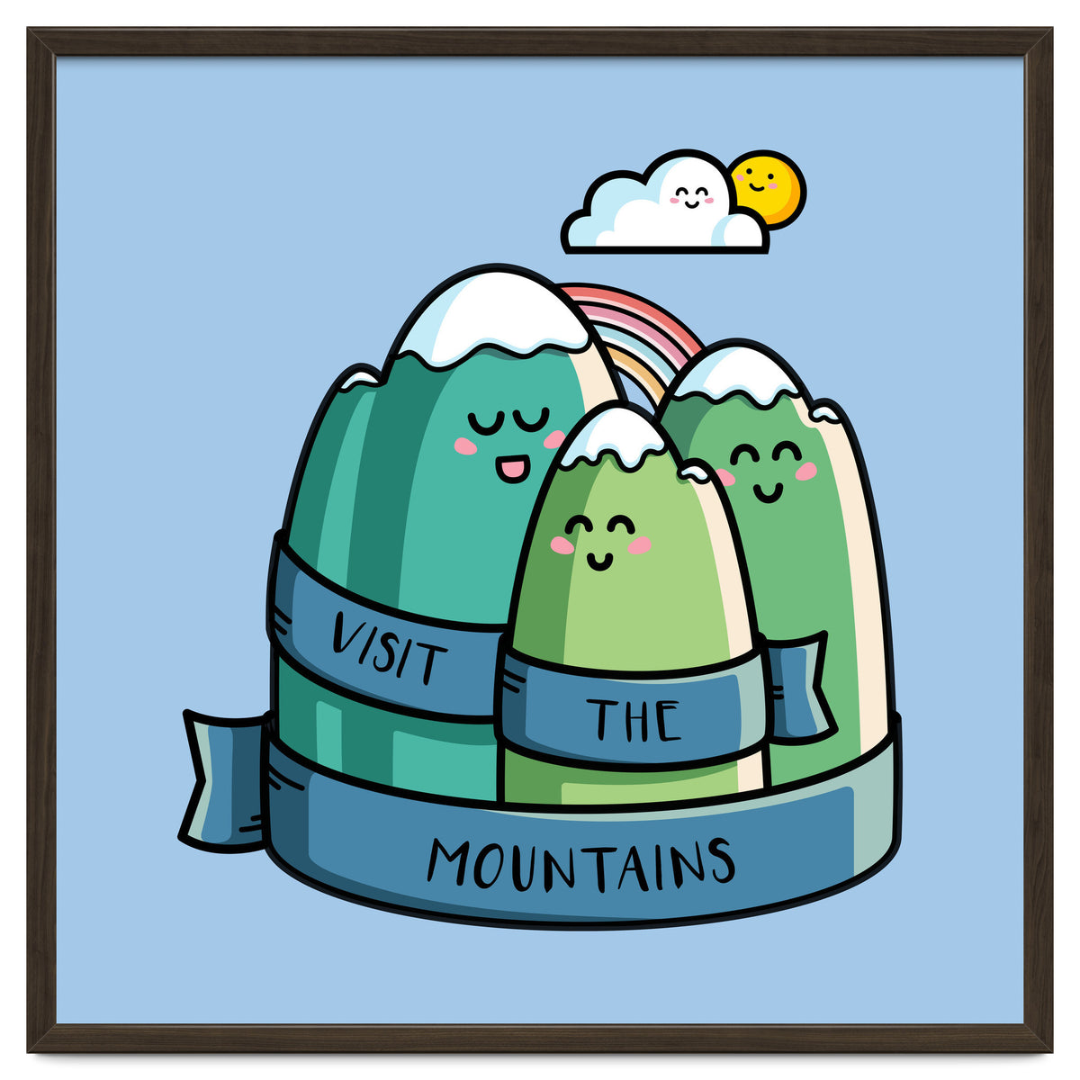 Kawaii Cute Visit the mountains