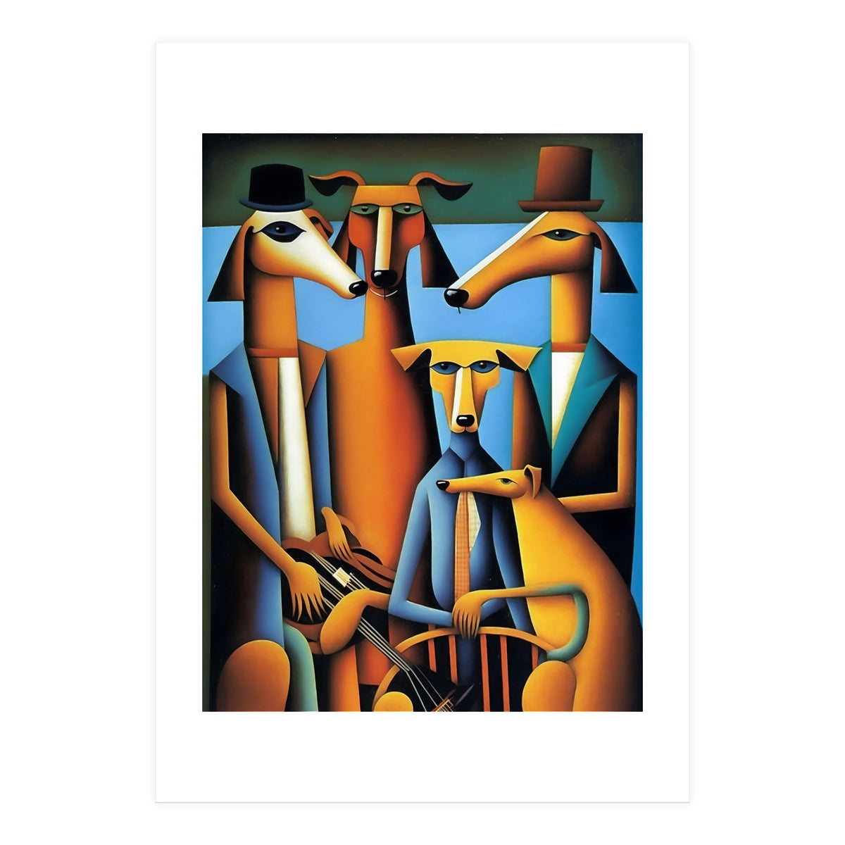 Greyhounds Max (Print Only)