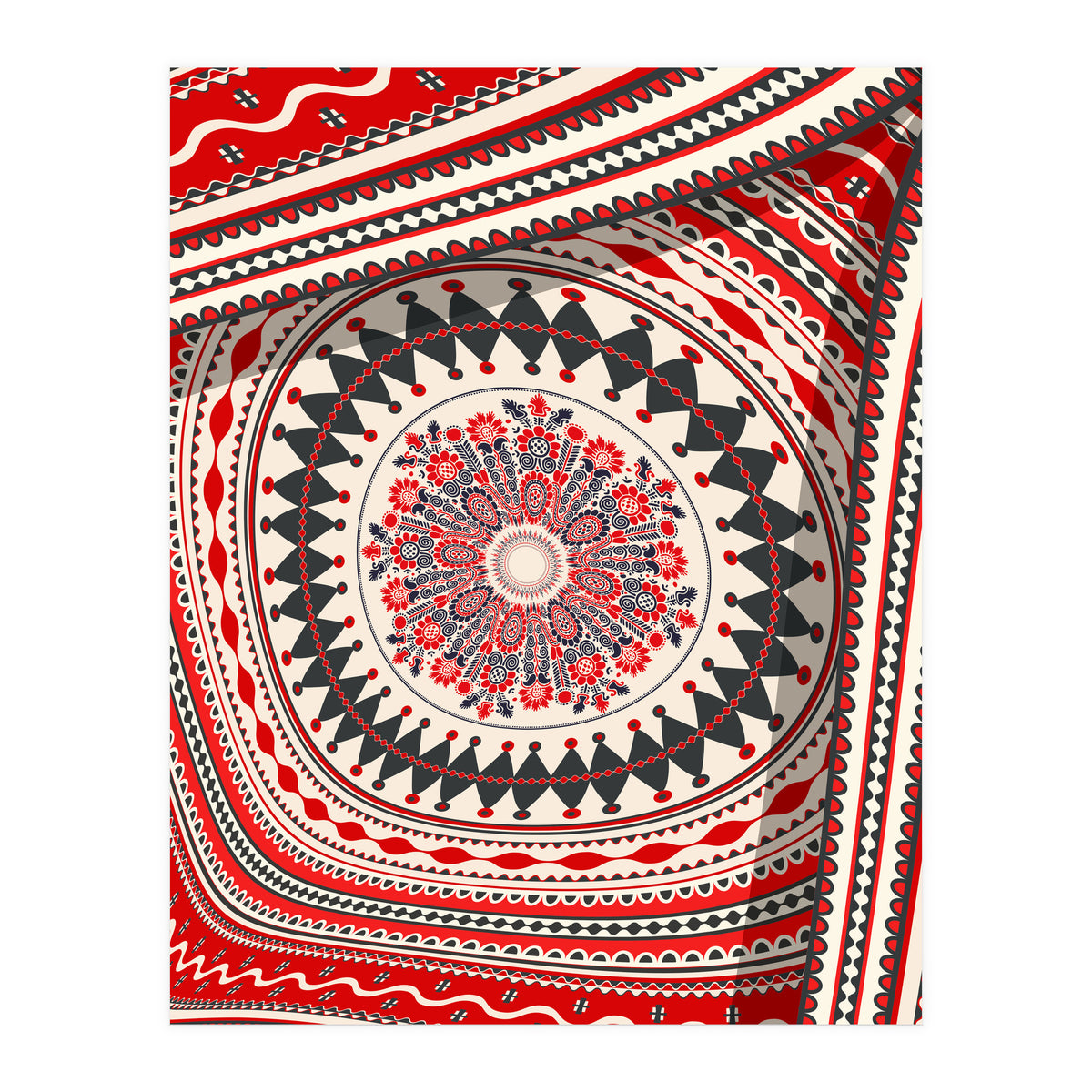 Romanian embroidery background 26 (Print Only)