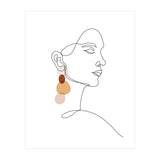 Earring woman (Print Only) thumbnail
