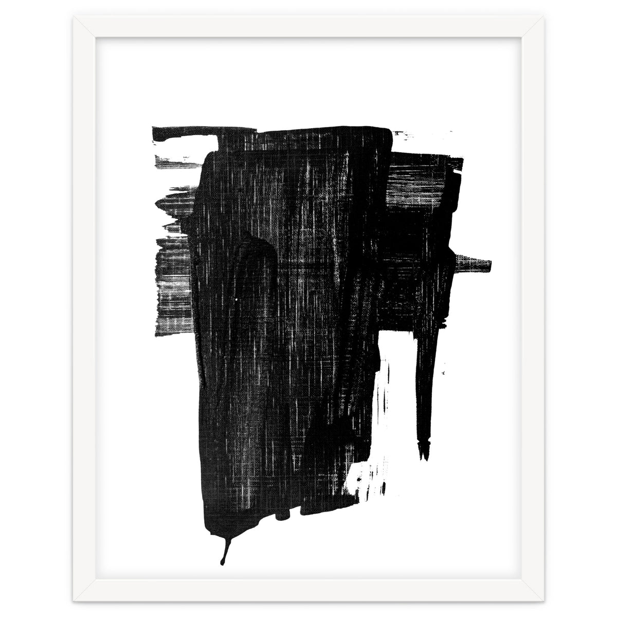 Minimalist Textured Brushstroke Art #2