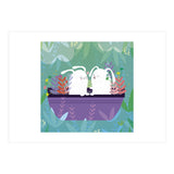 Rabbits in love (Print Only) thumbnail