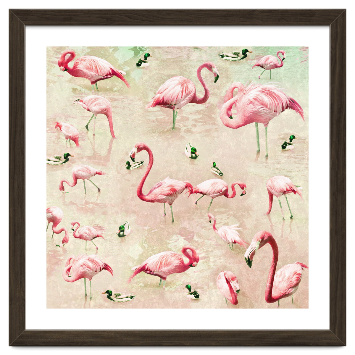 Flamingos Vintage Pink