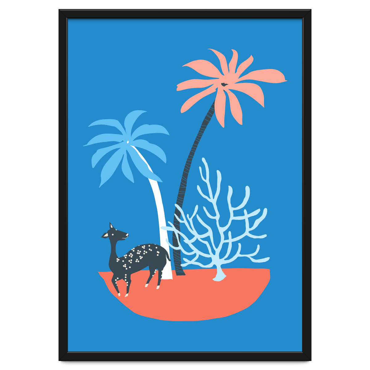 Island And Deer
