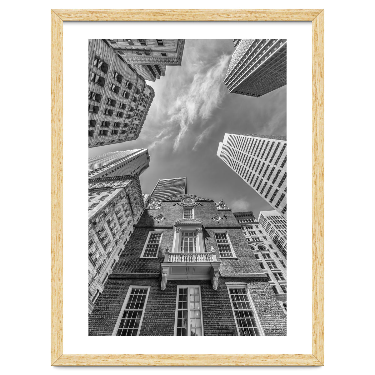 BOSTON Old State House and Skyscraper