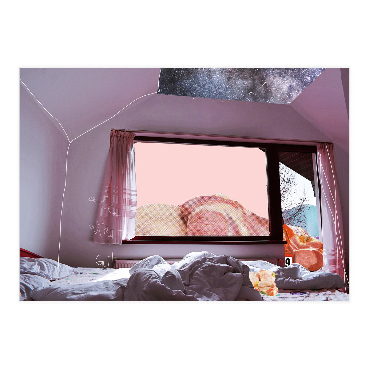 Meat Holiday Blues Zone Ticket In Pink (Print Only)