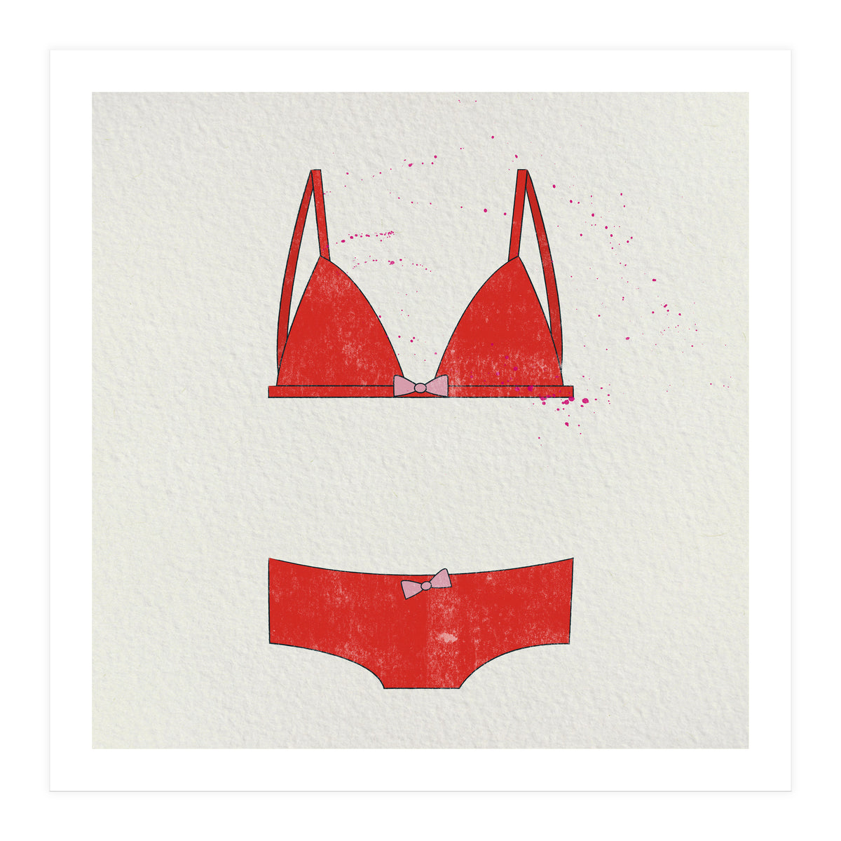 Bra and panties (Print Only)