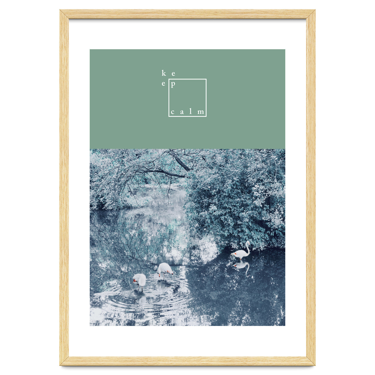 Flamingos - keep calm