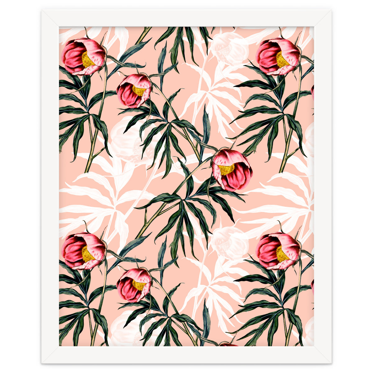 Flowery blooming pink